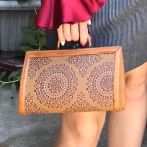 Vintage wooden bag